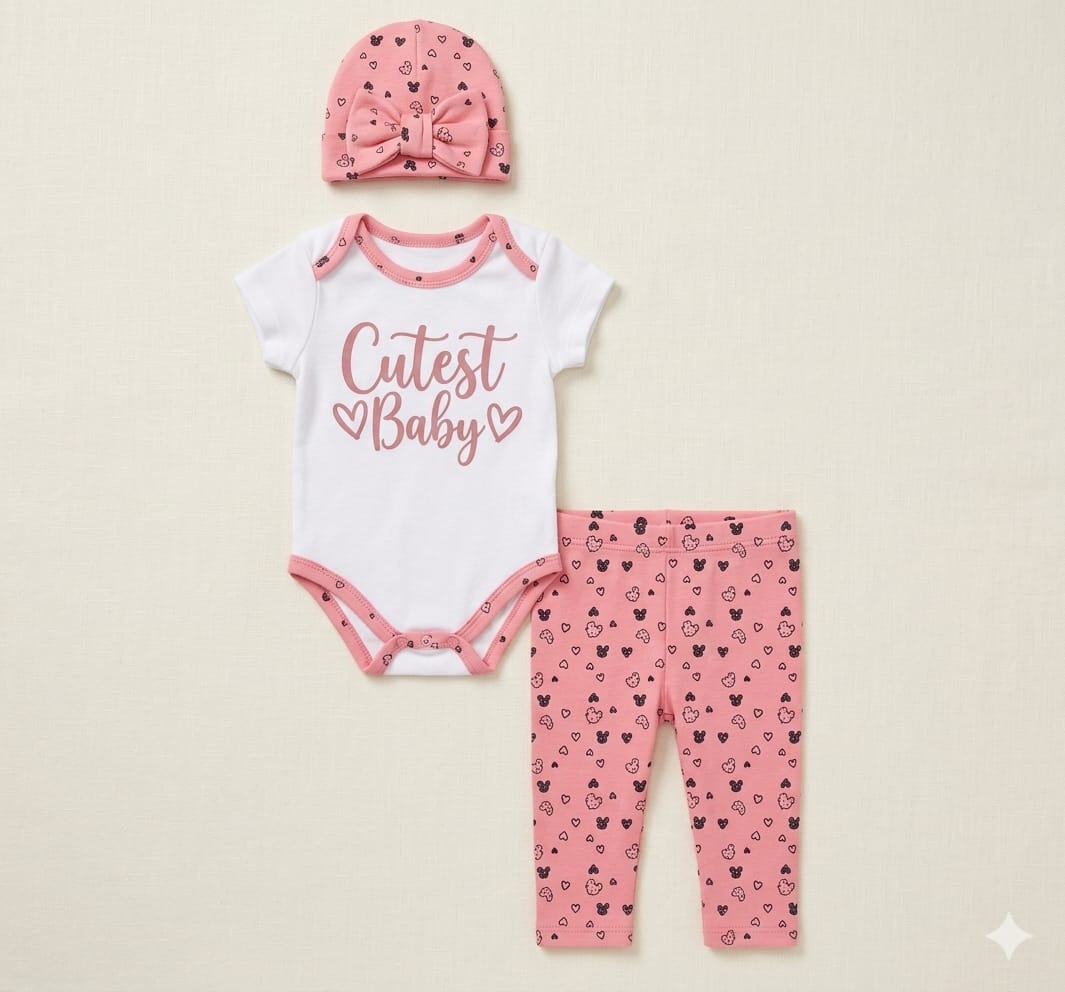 Babu Cutest Baby 3pc set