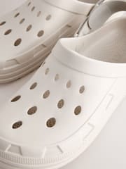 NEXT Plain White Clogs