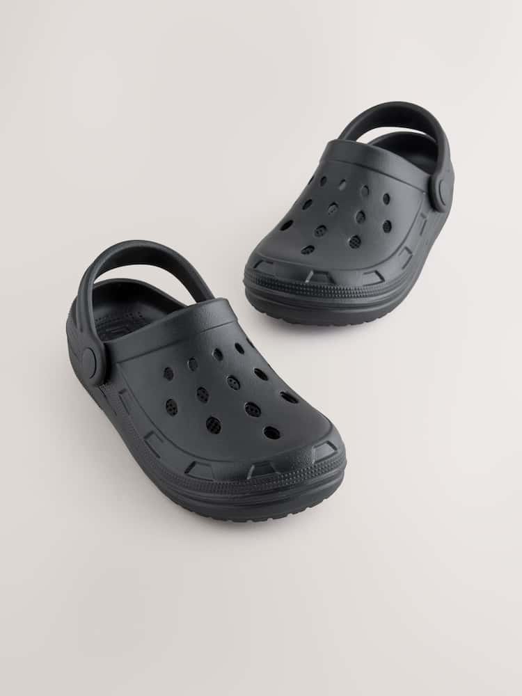 NEXT Plain Black Clogs