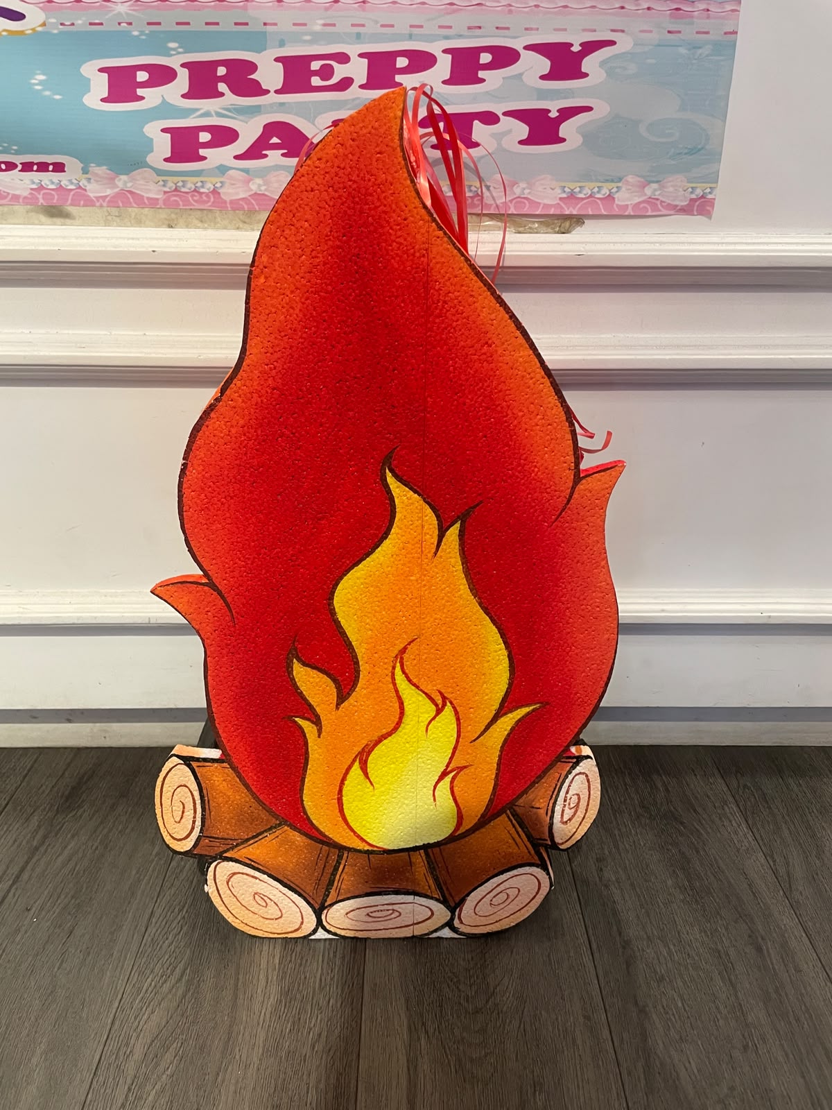 Red Campfire Pinata