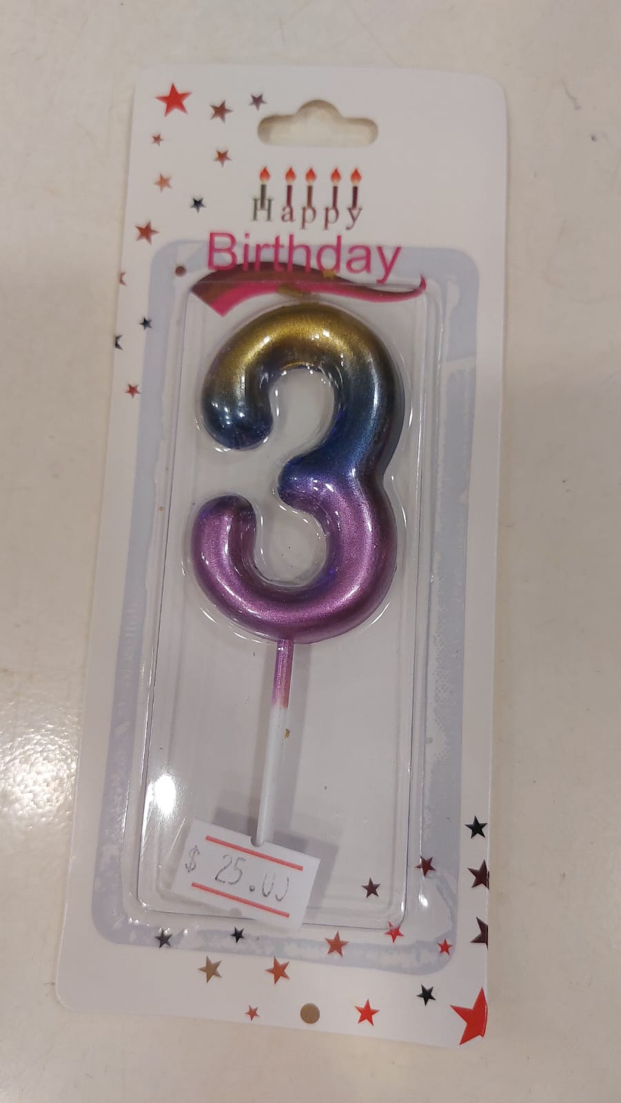 Gold Purple Candles 0 to 9 - Preppy Kids (Grand Bazaar)