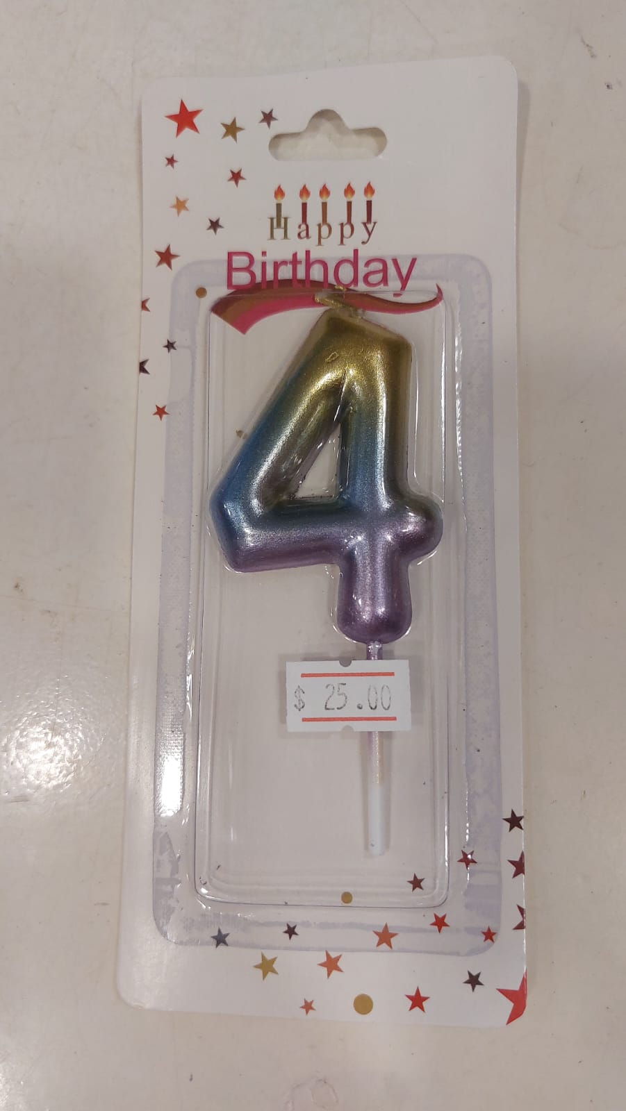 Gold Purple Candles 0 to 9 - Preppy Kids (Grand Bazaar)