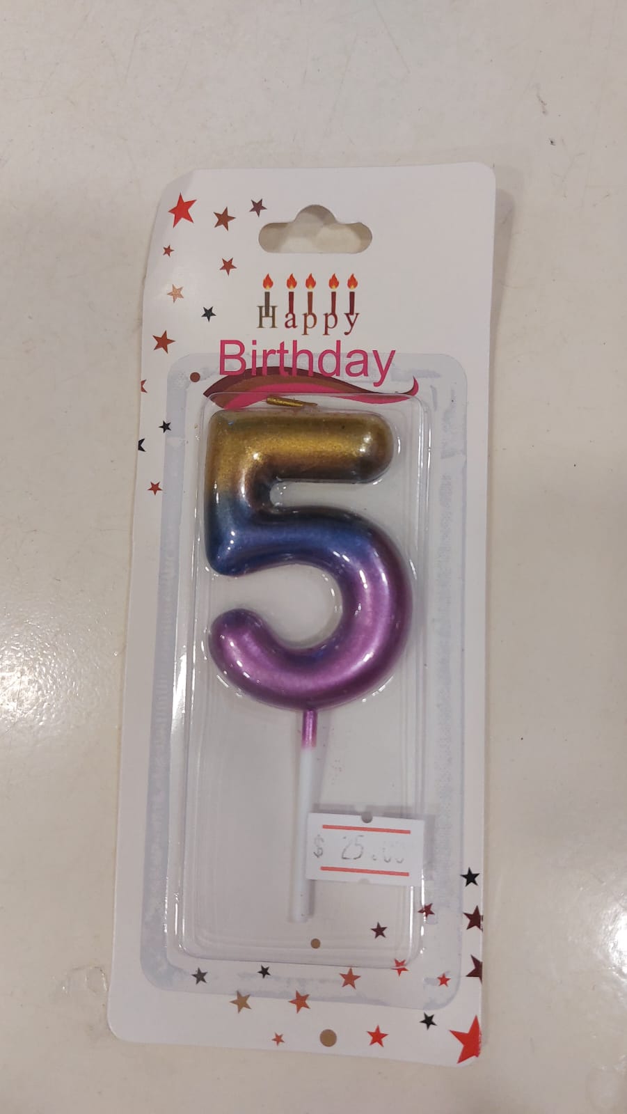 Gold Purple Candles 0 to 9 - Preppy Kids (Grand Bazaar)