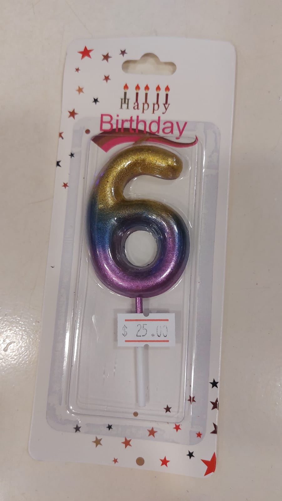 Gold Purple Candles 0 to 9 - Preppy Kids (Grand Bazaar)