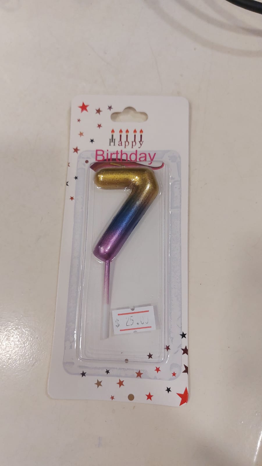 Gold Purple Candles 0 to 9 - Preppy Kids (Grand Bazaar)