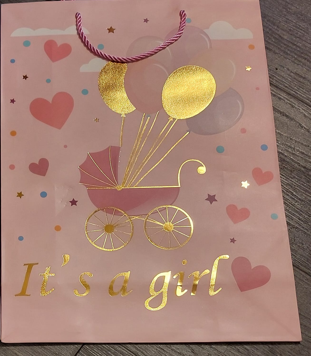 Baby Shower Medium Gift Bags - Preppy Kids (Grand Bazaar)