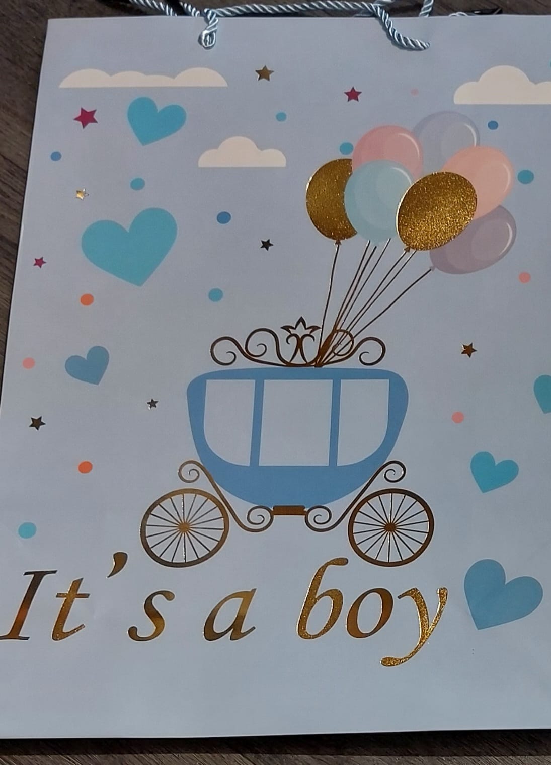 Baby Shower Medium Gift Bags - Preppy Kids (Grand Bazaar)