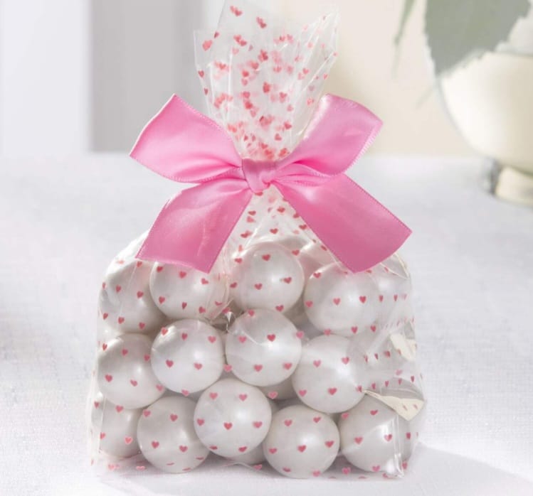 Heart printed cellophane bags - Preppy Kids (Grand Bazaar)