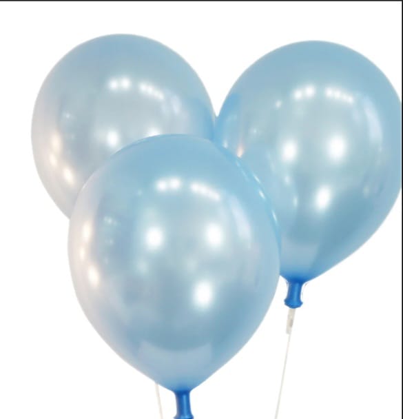 Metallic 12inch Latex Balloon loose - Preppy Kids (Grand Bazaar)