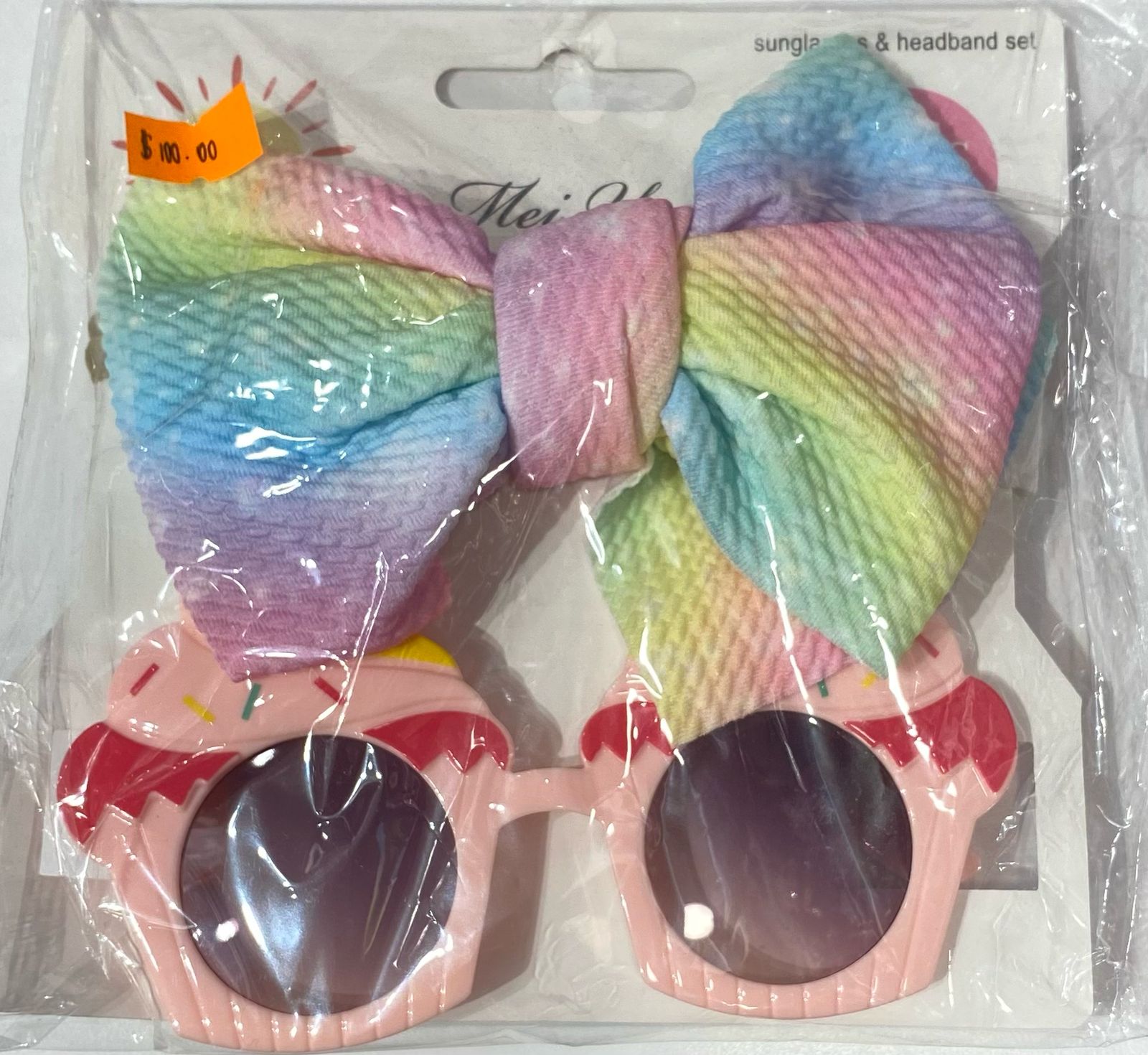 Cute Toddler Summer Pattern Shades & Bows - Preppy Kids (Grand Bazaar)