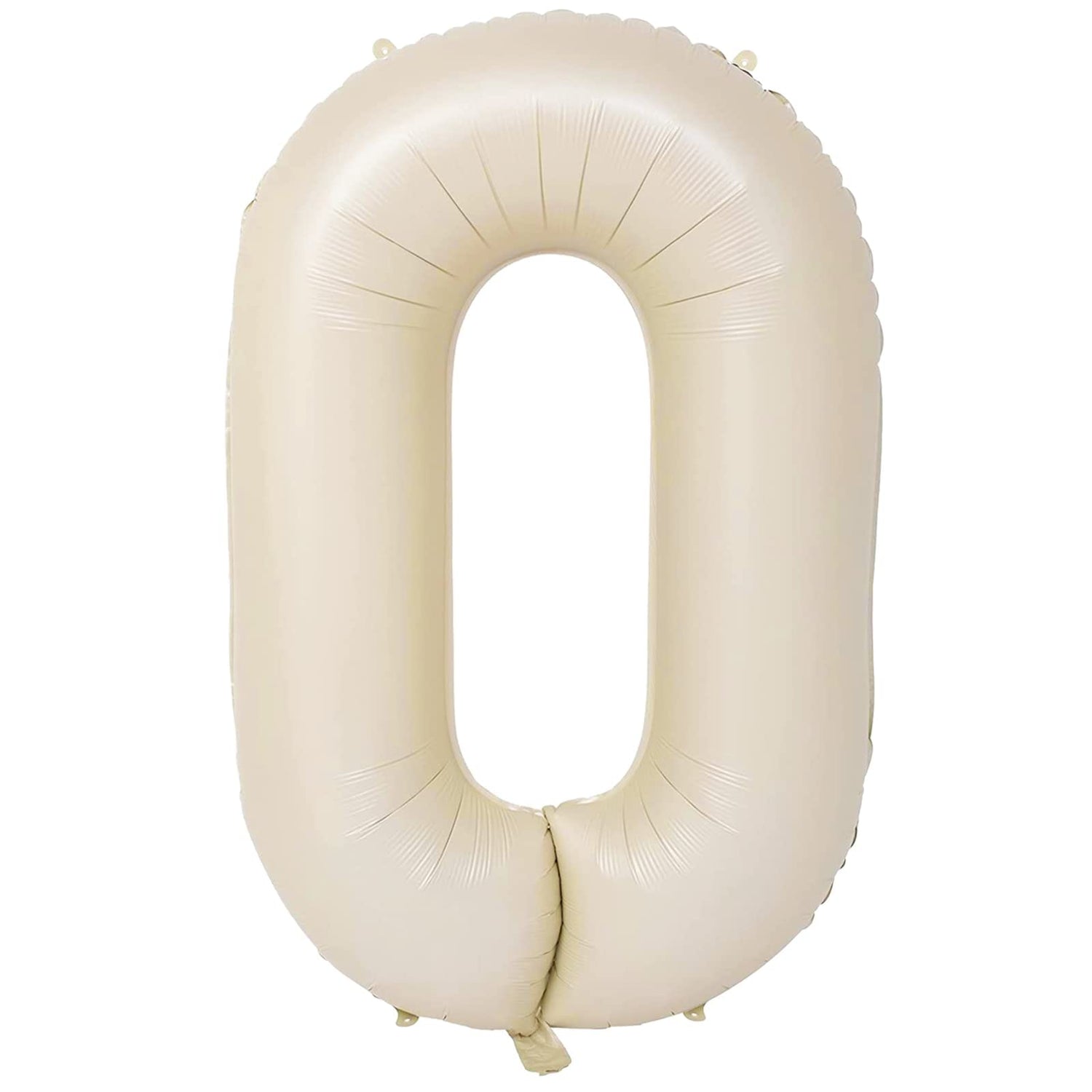 40" Number Cream Foil Helium Balloons (40 inch).  1 to 9 - Preppy Kids (Grand Bazaar)