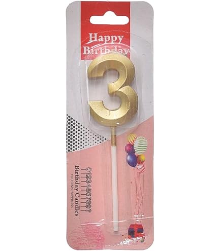 GOLD CANDLES 0 TO 9