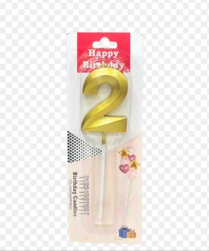 GOLD CANDLES 0 TO 9