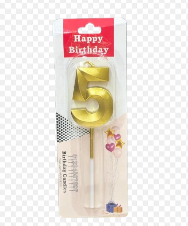 GOLD CANDLES 0 TO 9