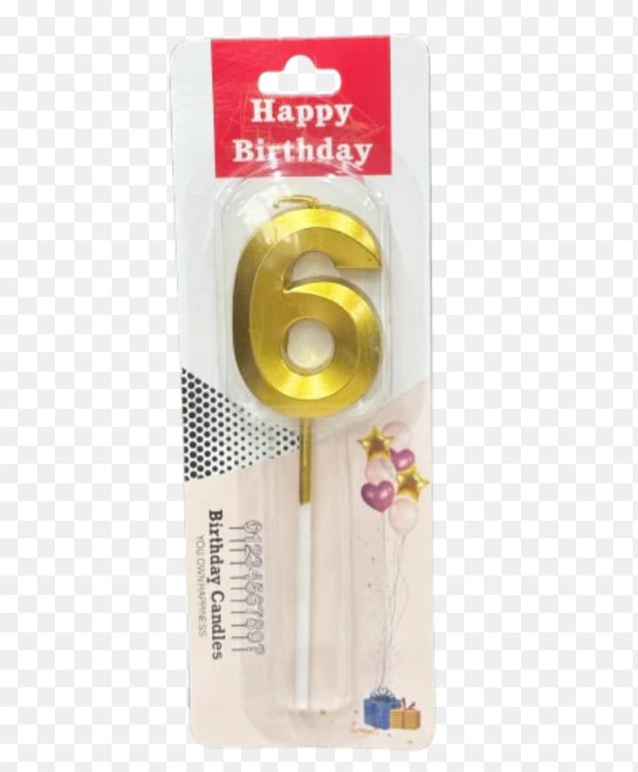GOLD CANDLES 0 TO 9