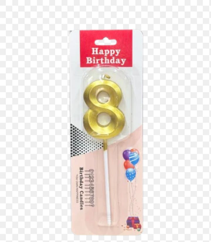 GOLD CANDLES 0 TO 9
