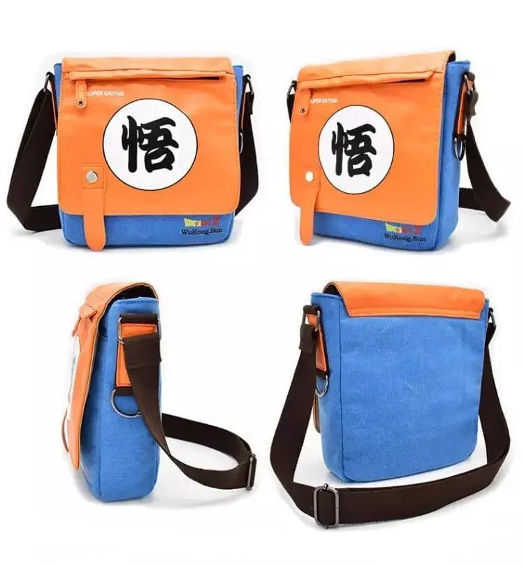 Dragon Ball Z Orange and Blue Side Bag - Preppy Kids (Grand Bazaar)