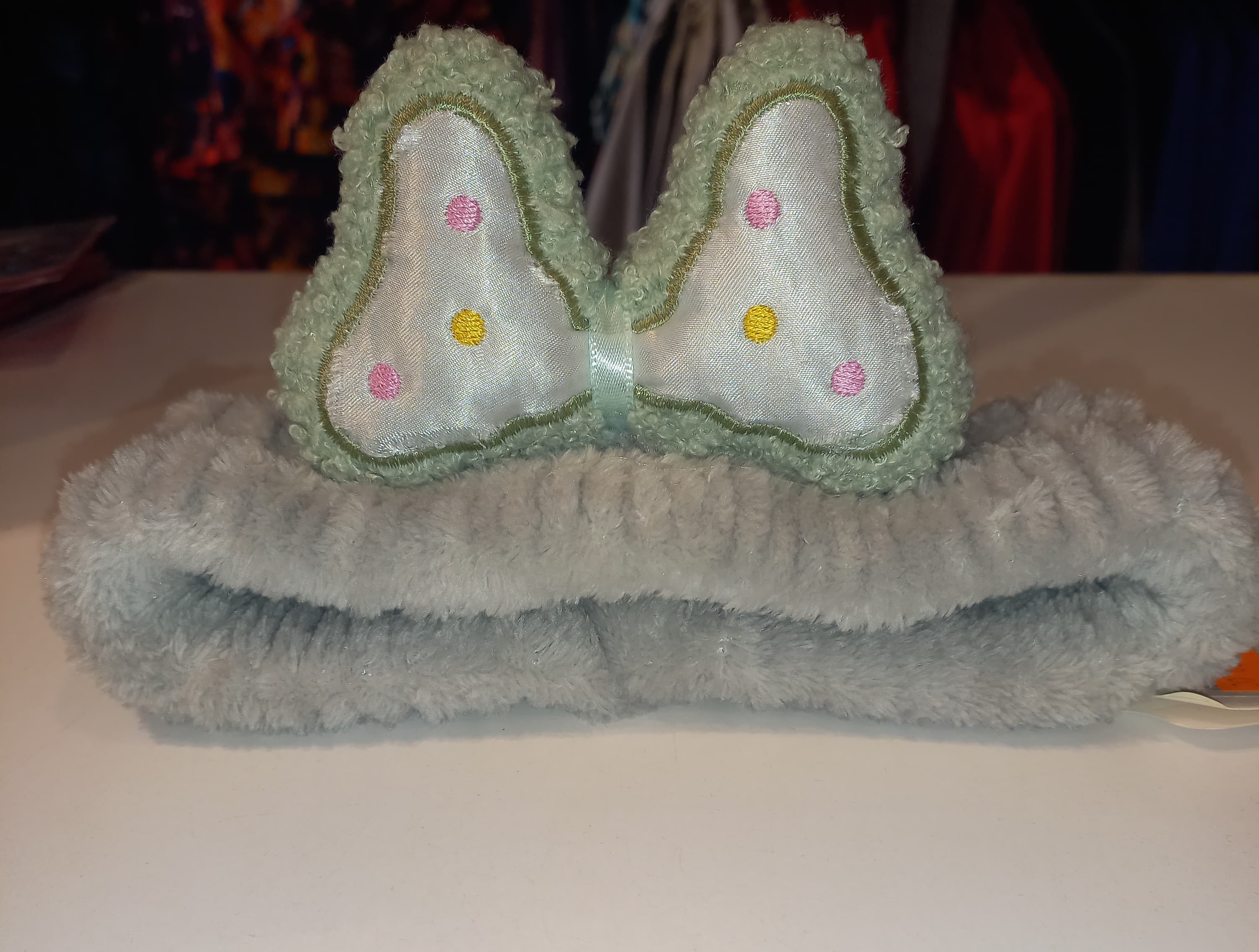 Grey and Green Face Washing Headband - Preppy Kids (Grand Bazaar)
