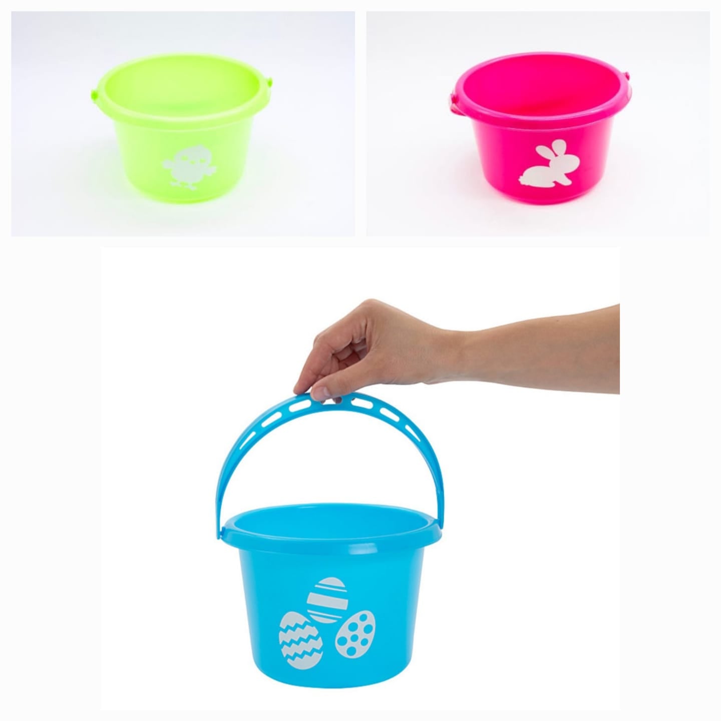 Easter Buckets (Pink , Blue or Green)