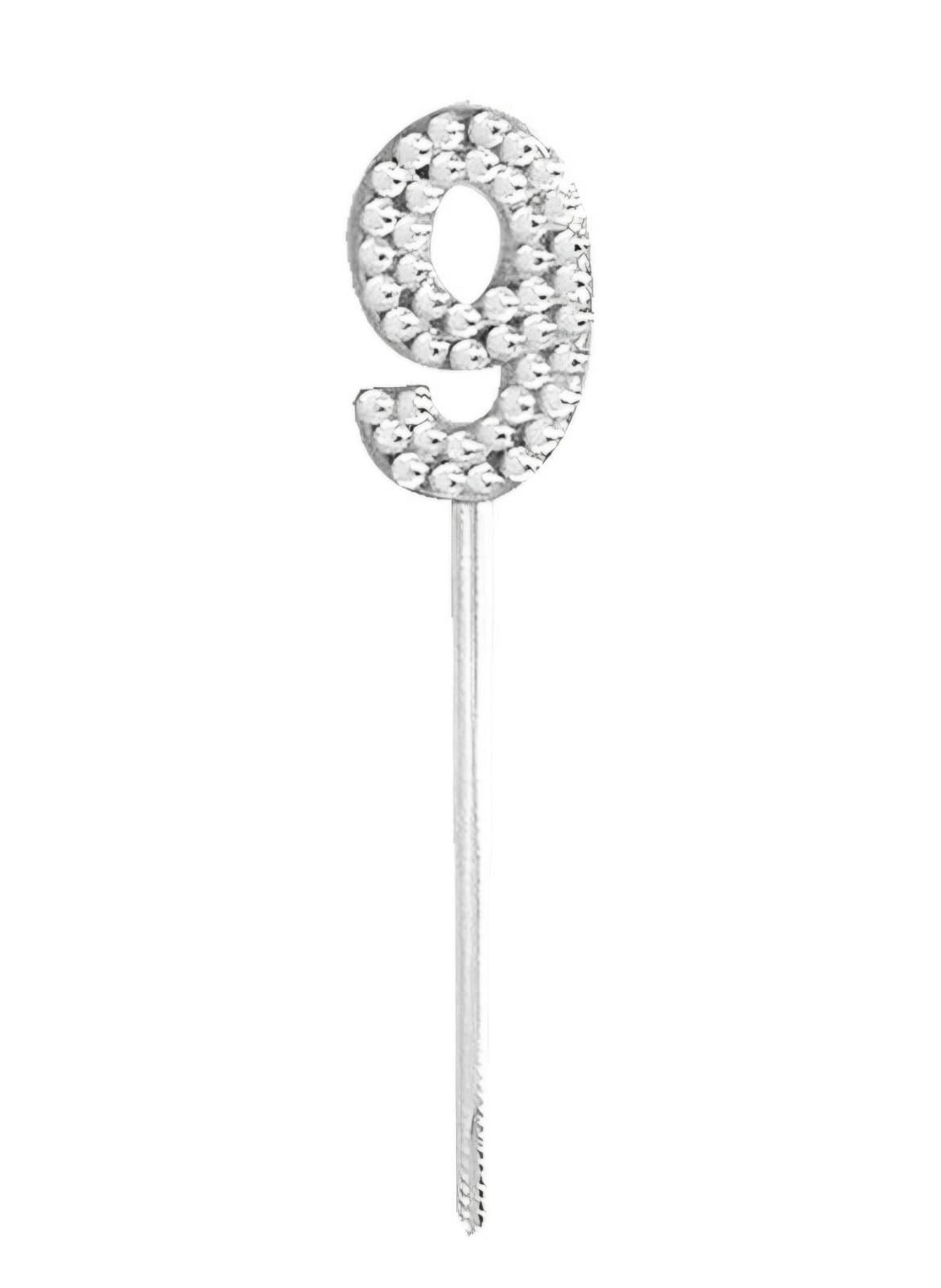 Rhinestone Number Cake Topper(0-9) - Preppy Kids (Grand Bazaar)