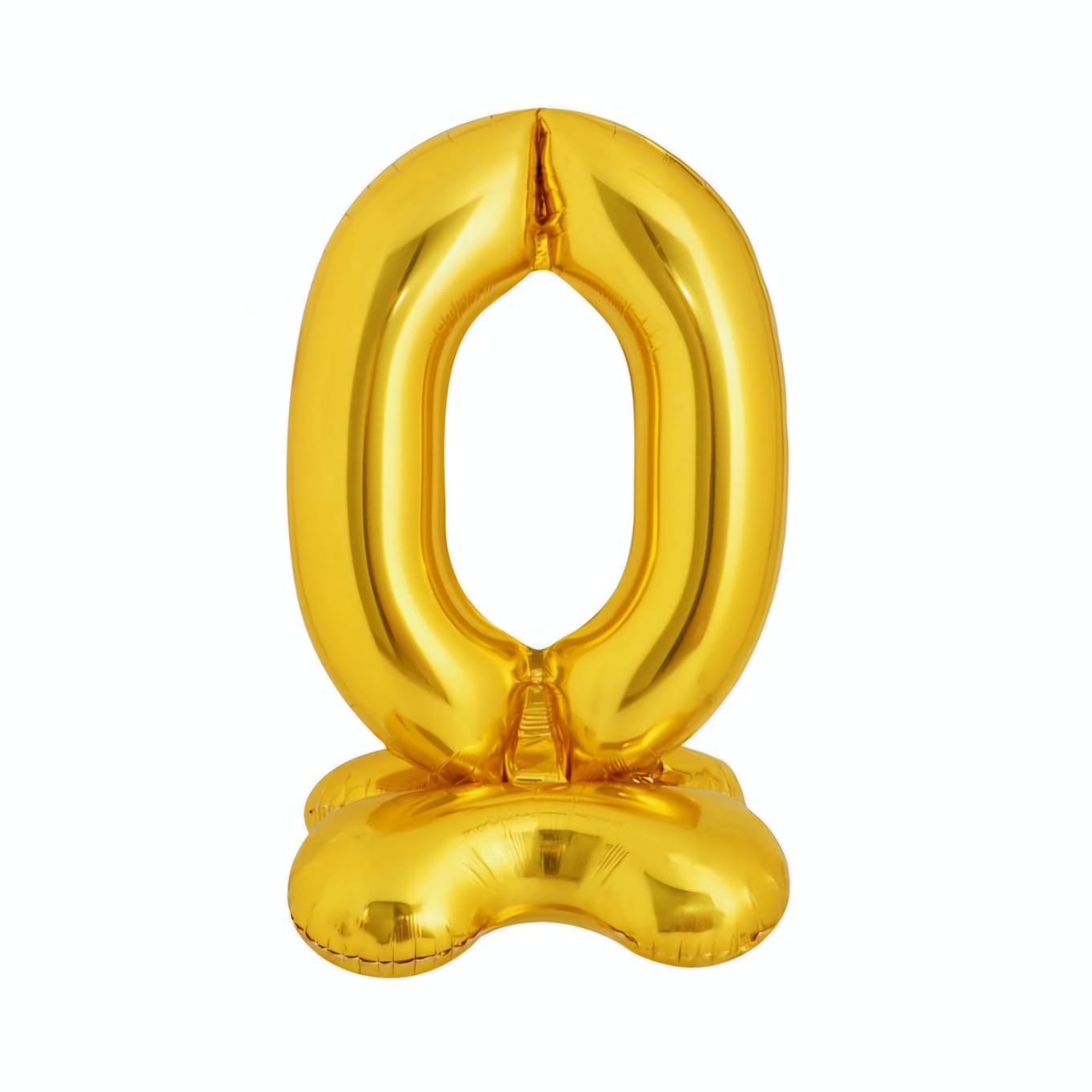 50 inch Pedestal Gold Number Foil Balloon