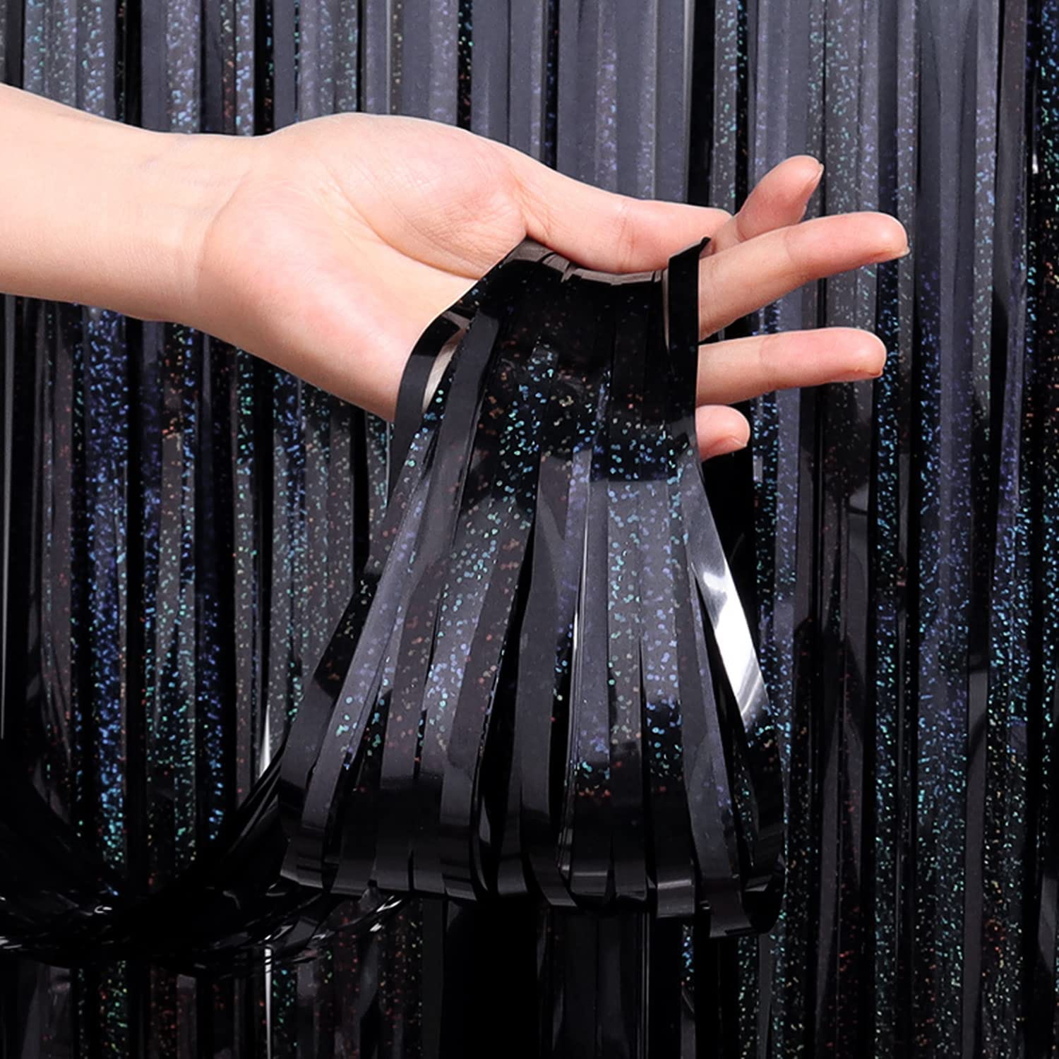 Glitter Rain Curtains