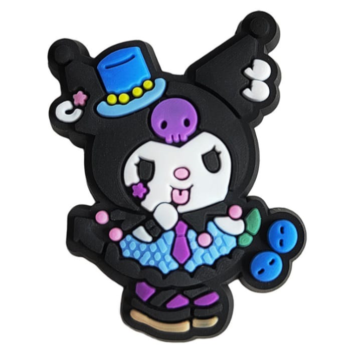 Sanrio Kuromi Croc Charm (1 pc) charms jibbitz
