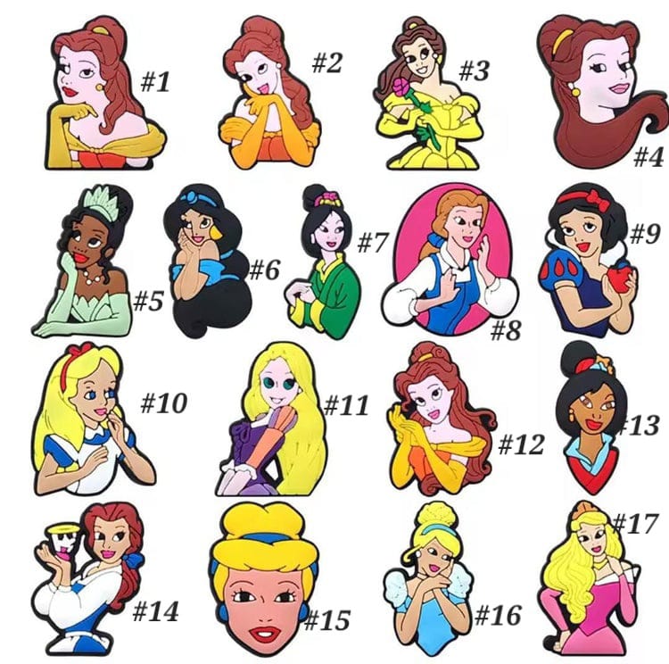 Disney Princesses Croc Charm (1 pc) charms jibbitz