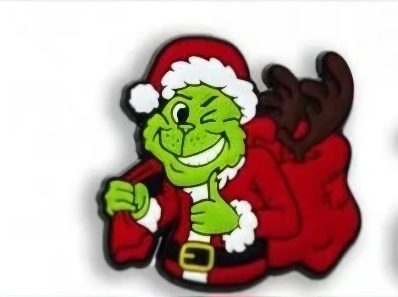 Grinch Crocs Charm (1 pc) charms jibbitz