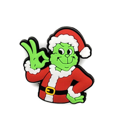 Grinch Crocs Charm (1 pc) charms jibbitz