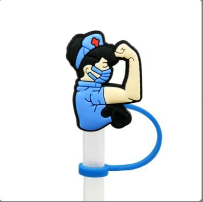 Nurse/Doctor Straw Cover Caps Toppers for Tumbler