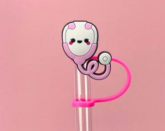 Nurse/Doctor Straw Cover Caps Toppers for Tumbler