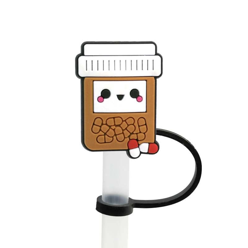 Nurse/Doctor Straw Cover Caps Toppers for Tumbler