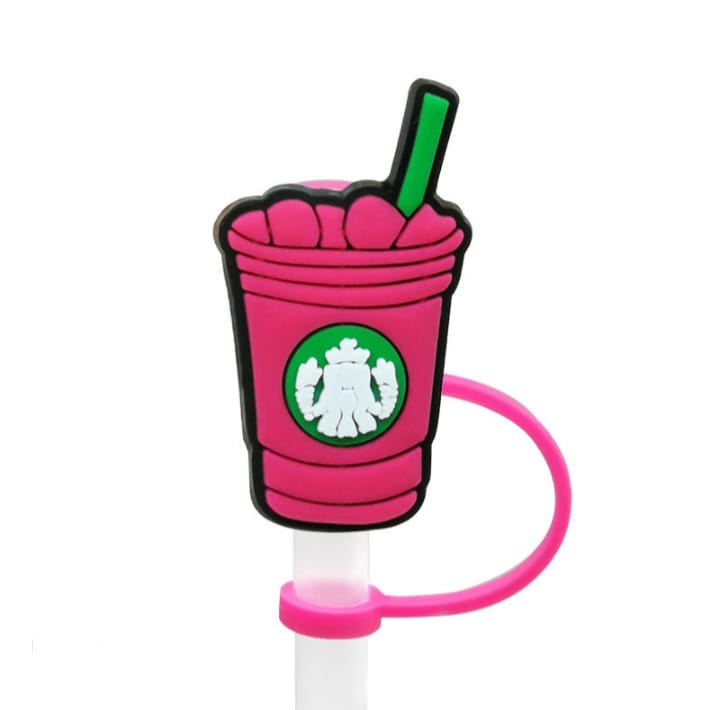 Starbucks Drinks Straw Cover Caps Toppers for Tumbler