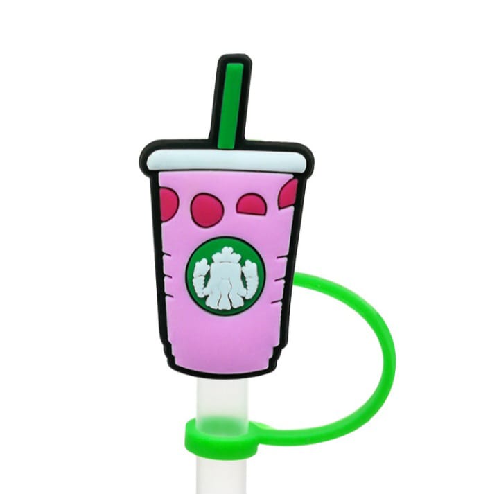 Starbucks Drinks Straw Cover Caps Toppers for Tumbler
