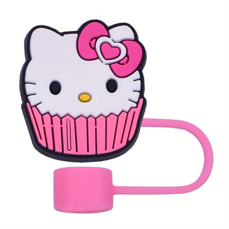 Sanrio Hello Kitty Straw Cover Caps Toppers for Tumbler