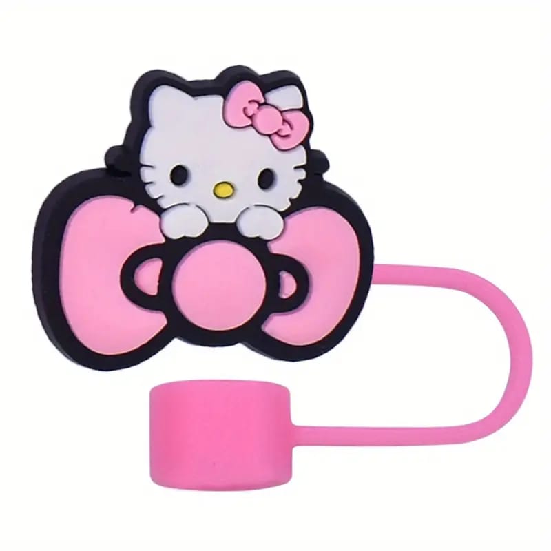 Sanrio Hello Kitty Straw Cover Caps Toppers for Tumbler