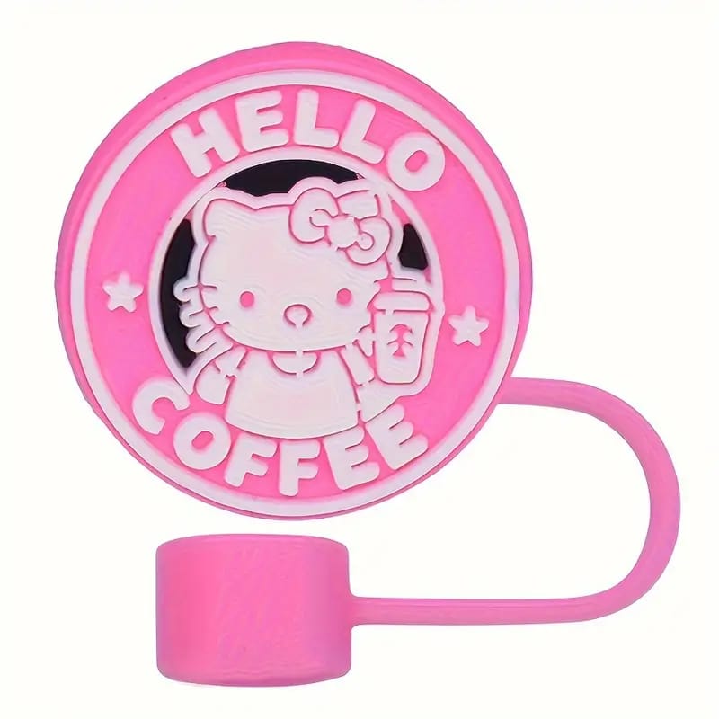 Sanrio Hello Kitty Straw Cover Caps Toppers for Tumbler