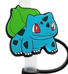 P0kemon Characters Straw Cover Caps Toppers for Tumbler