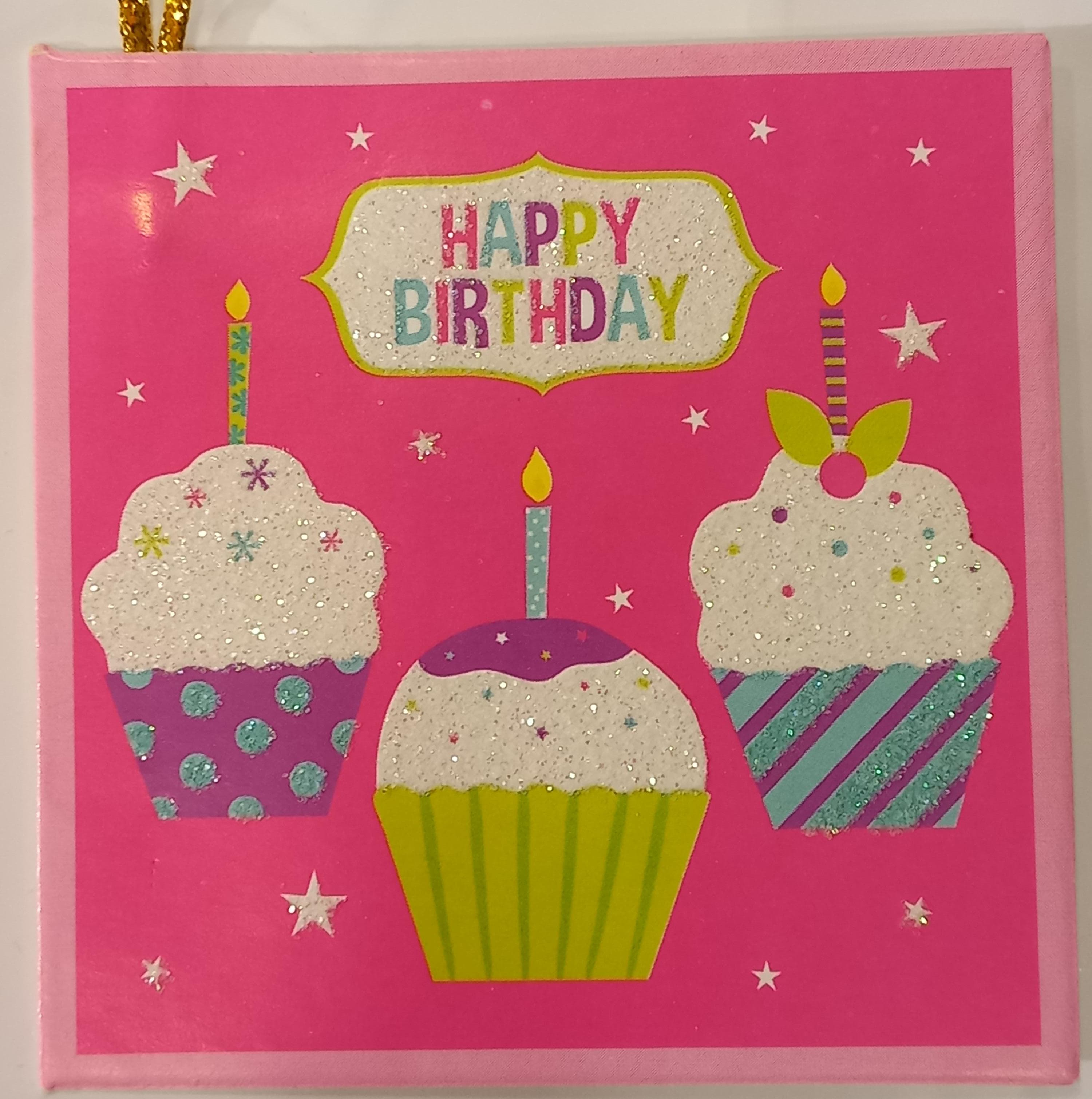 Happy Birthday Gift Bag Greeting Card