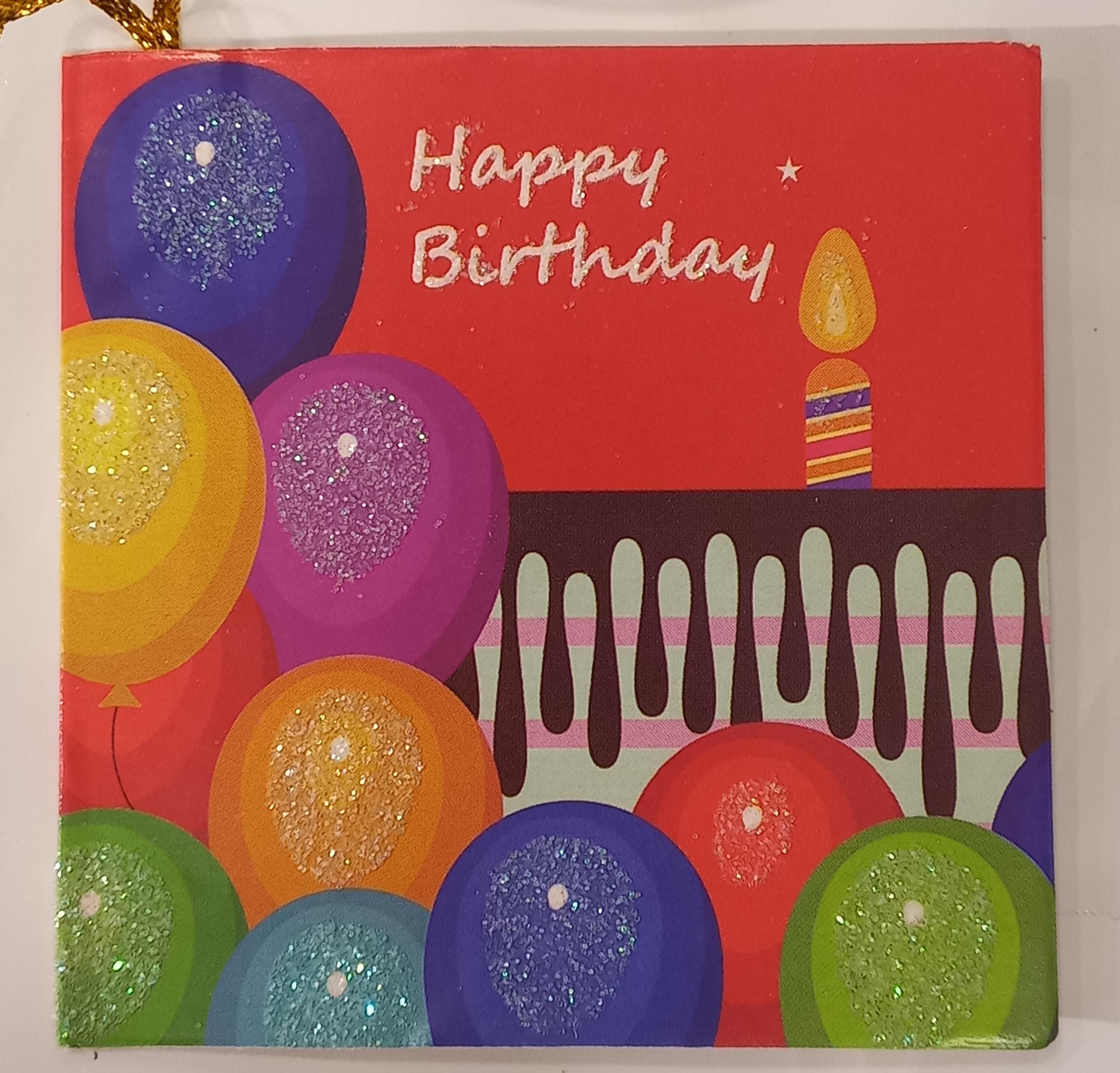 Happy Birthday Gift Bag Greeting Card