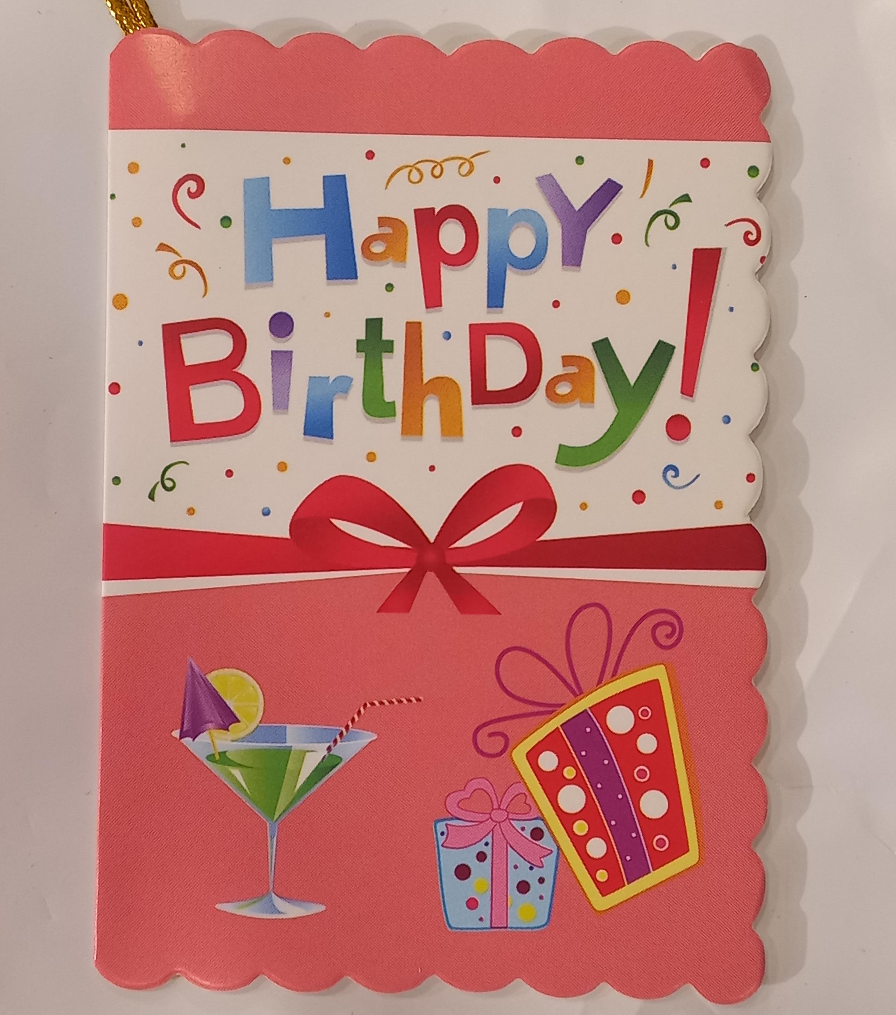 Small Happy Birthday Greeting Card