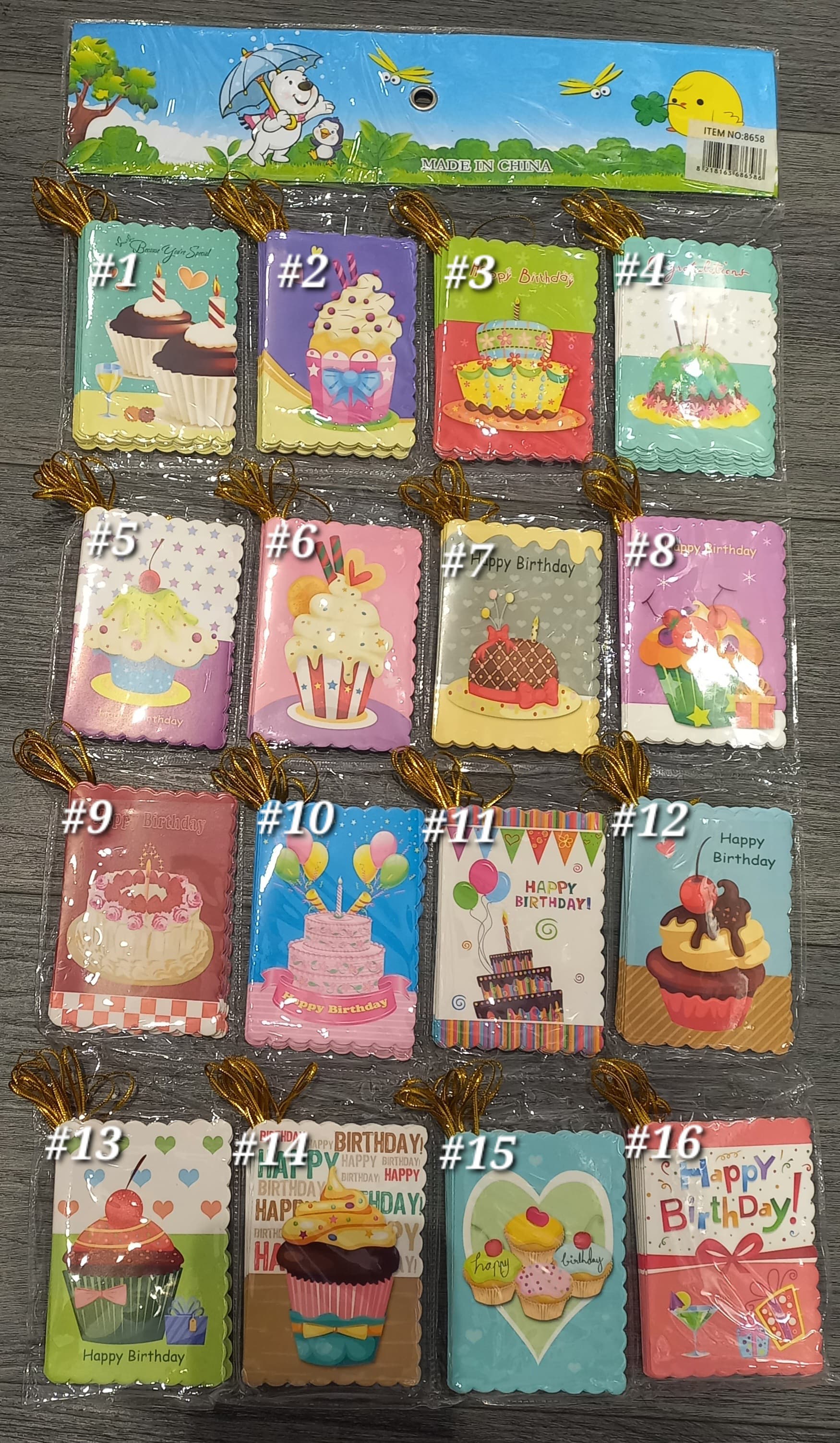 Small Happy Birthday Greeting Card