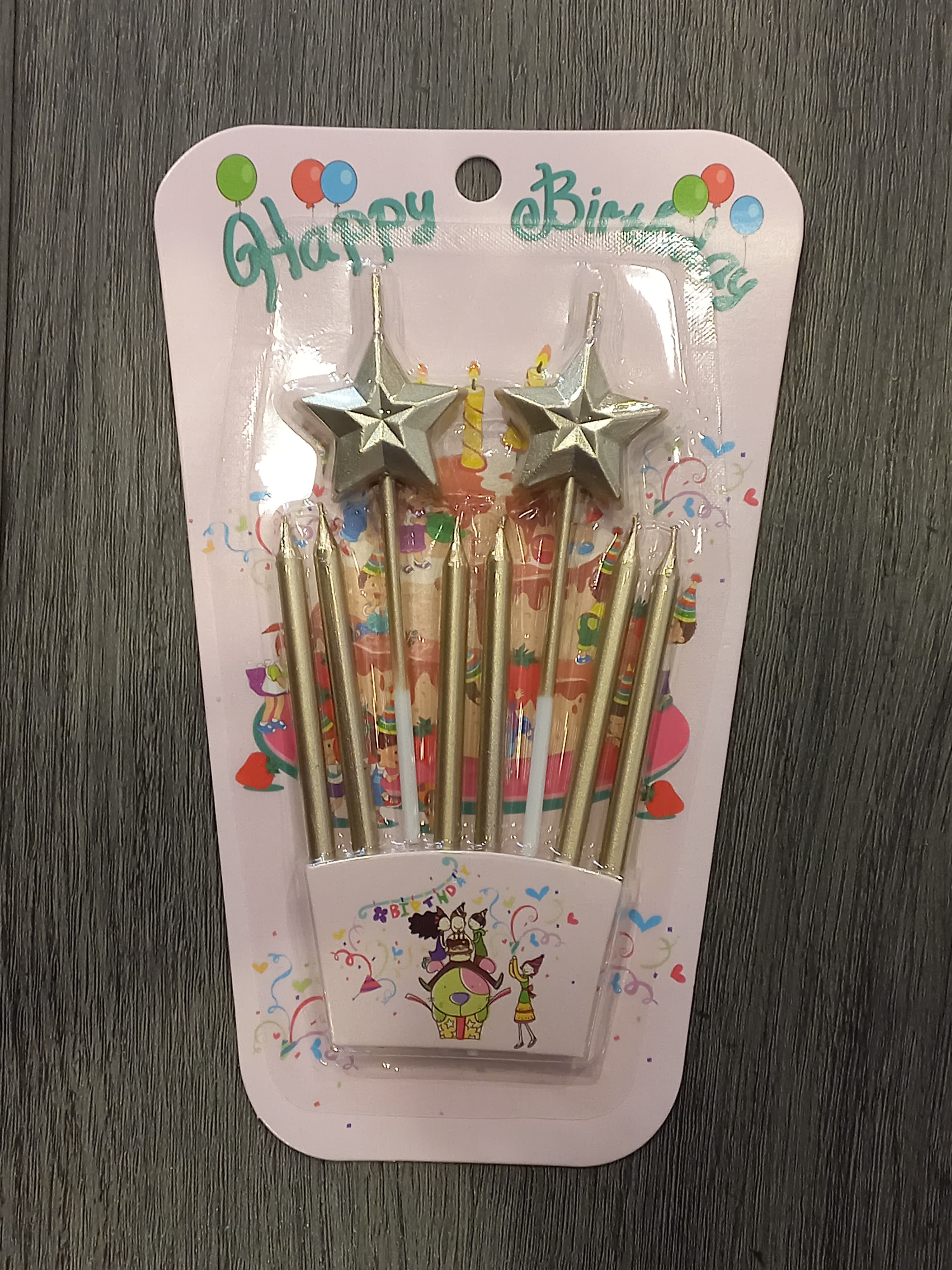 Star & Regular 8PCS Candles