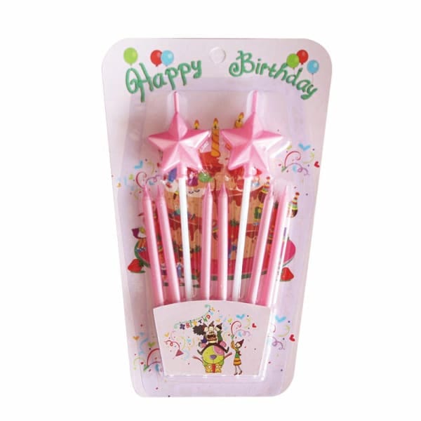Star & Regular 8PCS Candles