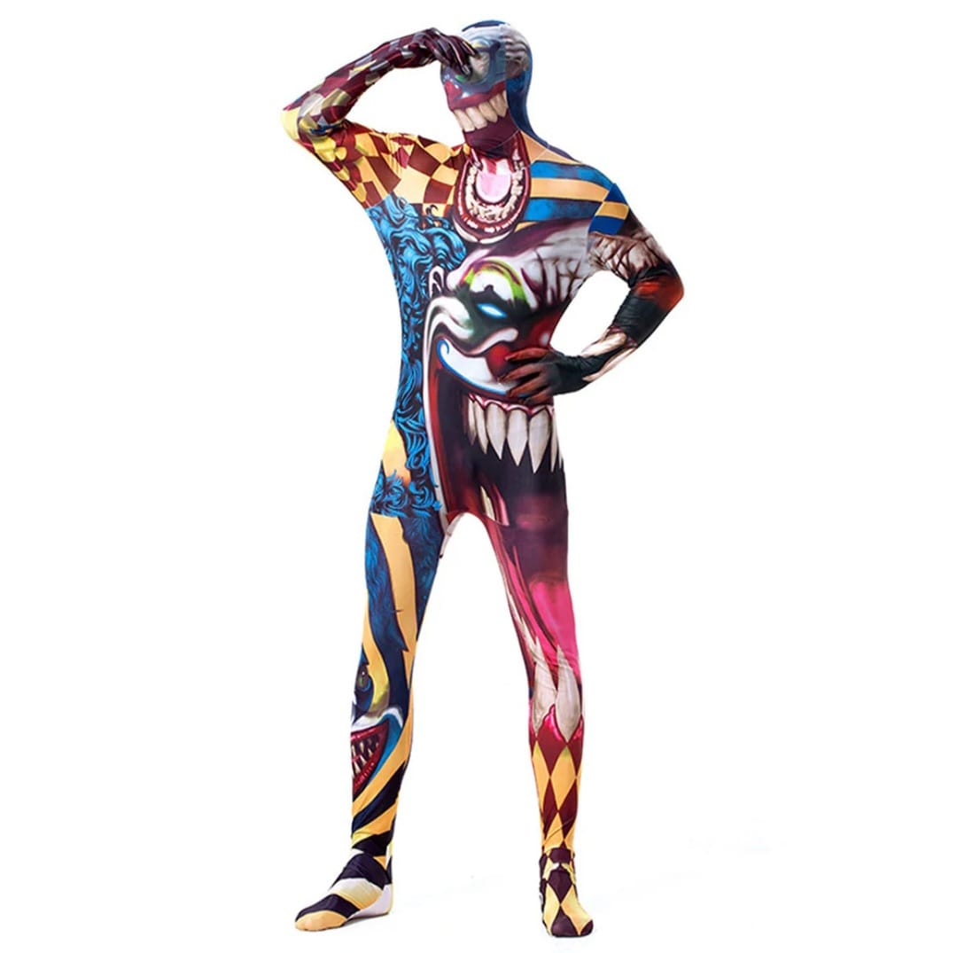 Halloween Clown Zombie Cosplay Costume