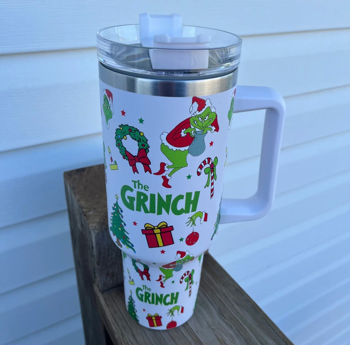 Grinch Christmas Tumbler cup