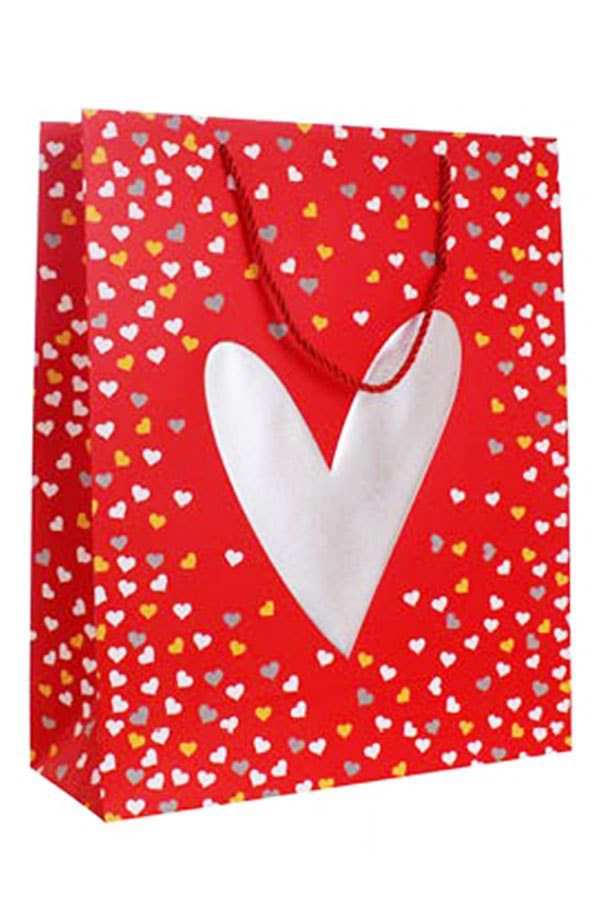 Medium Heart Pattern Gift Bag