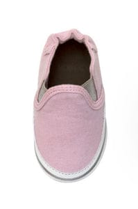 Robeez Pink Liam Slip-on crib shoes