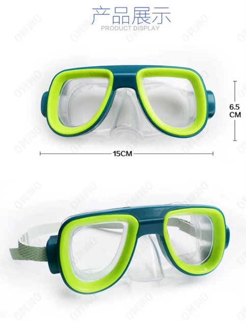 Kids Green and Blue Diving Goggles